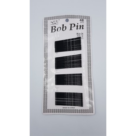 HAIR PIN BOBBY PIN (BLACK) 4.5cm WAVE